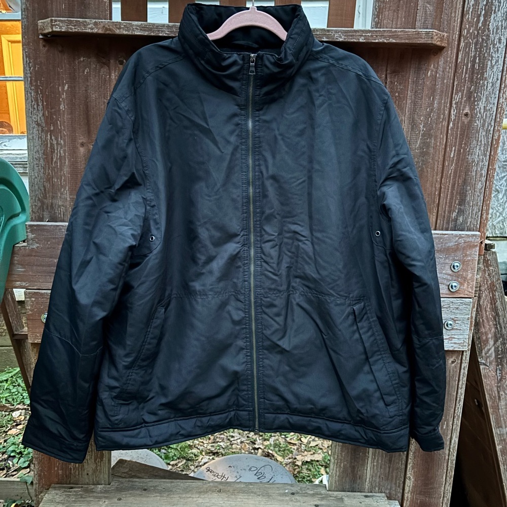 Merona Men's Black Windbreaker Jacket